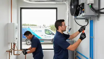 Licensed plumber performing pipe repair in Nashville, TN for Five Star Cooling plumbing services